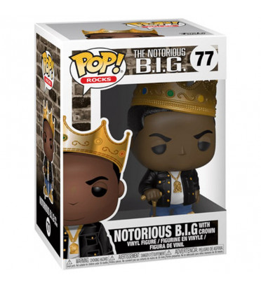 NOTORIOUS BIG WITH CROWN / NOTORIOUS BIG / FIGURINE FUNKO POP