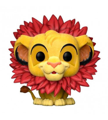 SIMBA / LE ROI LION / FIGURINE FUNKO POP / FLOCKED / EXCLUSIVE