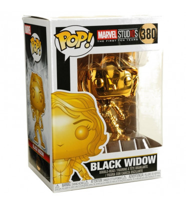 BLACK WIDOW CHROME / MARVEL STUDIOS / FIGURINE FUNKO POP