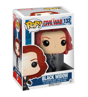 BLACK WIDOW / CAPTAIN AMERICA / FIGURINE FUNKO POP BLACK WIDOW / CAPTAIN AMERICA / FIGURINE FUNKO POP