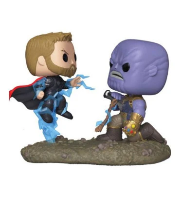 THOR VS THANOS / AVENGERS INFINITY WAR / MOVIE MOMENTS / FIGURINE FUNKO POP