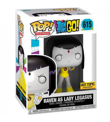 RAVEN AS LADY LEGASUS / TEEN TITANS GO / FIGURINE FUNKO POP / EXCLUSIVE