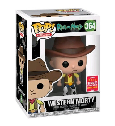 WESTERN MORTY / RICK ET MORTY / FIGURINE FUNKO POP / SDCC 2018 WESTERN MORTY / RICK ET MORTY / FIGURINE FUNKO POP / SDCC 2018
