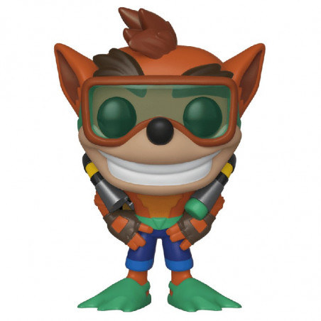 CRASH BANDICOOT AVEC SCUBA GEAR / CRASH BANDICOOT / FIGURINE FUNKO POP