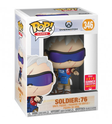 SOLDIER 76 / OVERWATCH / FIGURINE FUNKO POP / SDCC 2018 EXCLUSIVE