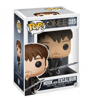 HOOK AVEC EXCALIBUR / ONCE UPON A TIME / FIGURINE FUNKO POP