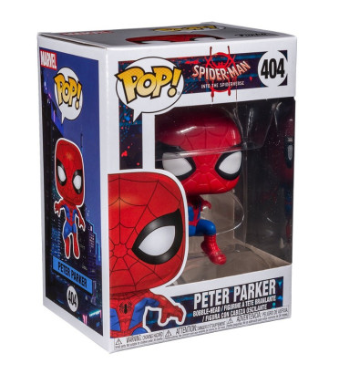 PETER PARKER / SPIDER-MAN INTO THE SPIDER-VERSE / FIGURINE FUNKO POP PETER PARKER / SPIDER-MAN INTO THE SPIDER-VERSE / FIGURINE FUNKO POP