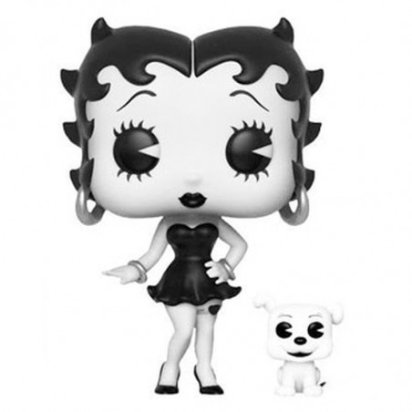 BETTY BOOP ET PUDGY NOIR ET BLANC / BETTY BOOP / FIGURINE FUNKO POP / EXCLUSIVE SPECIAL EDITION