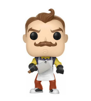THE NEIGHBOR AVEC TABLIER ET HACHE / HELLO NEIGHBOR / FIGURINE FUNKO POP / EXCLUSIVE