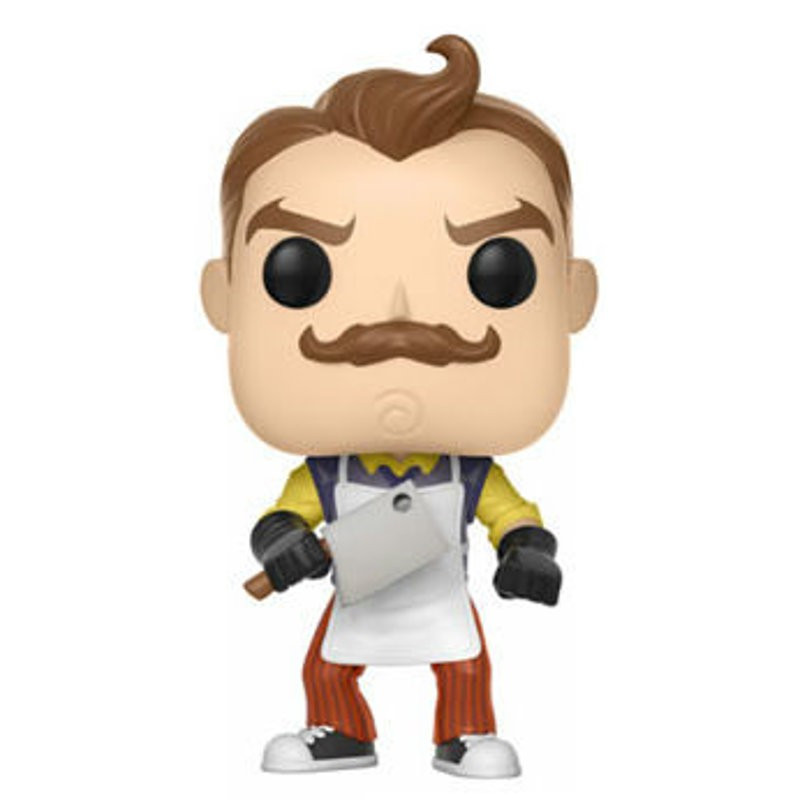 THE NEIGHBOR AVEC TABLIER ET HACHE / HELLO NEIGHBOR / FIGURINE FUNKO POP / EXCLUSIVE