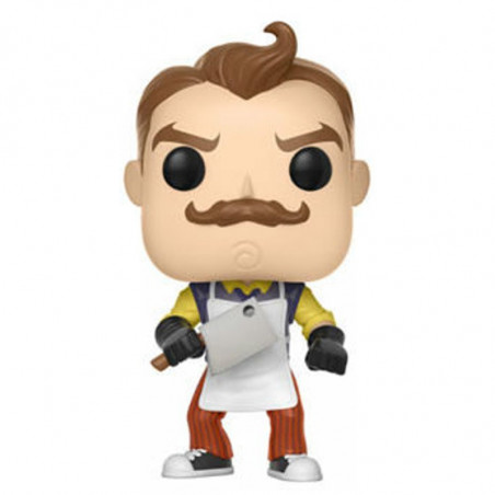 THE NEIGHBOR AVEC TABLIER ET HACHE / HELLO NEIGHBOR / FIGURINE FUNKO POP / EXCLUSIVE