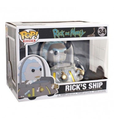 RICK&#039;S SHIP / RICK ET MORTY / FIGURINE FUNKO POP / EXCLUSIVE