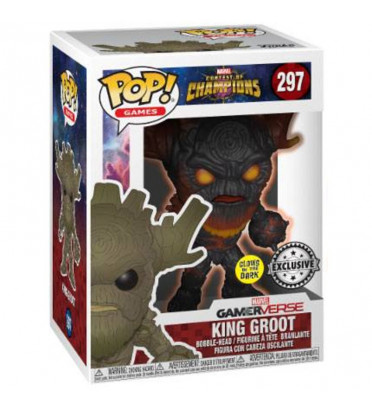 KING GROOT GITD / MARVEL TOURNOI DES CHAMPIONS / FIGURINE FUNKO POP / EXCLUSIVE