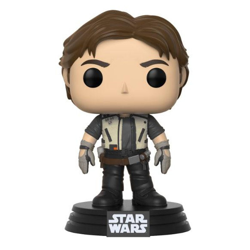 HAN SOLO AVEC BLOUSON / STAR WARS / FIGURINE FUNKO POP / EXCLUSIVE