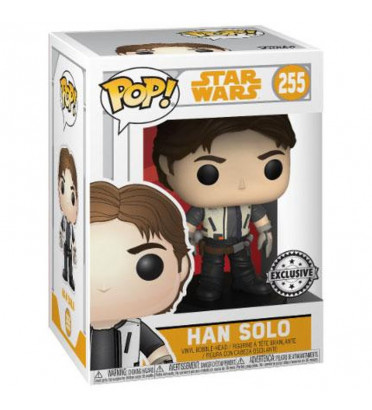 HAN SOLO AVEC BLOUSON / STAR WARS / FIGURINE FUNKO POP / EXCLUSIVE