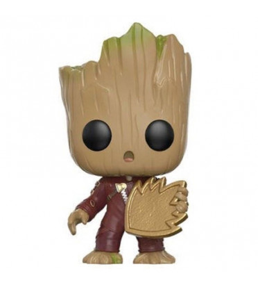 GROOT AVEC BOUCLIER / LES GARDIENS DE LA GALAXIE / FIGURINE FUNKO POP