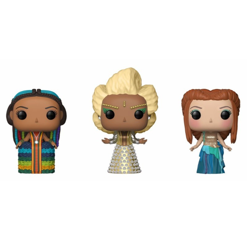 3-PACK MRS WHO,MRS WHICH,MRS WHATSIT / A WRINKLE IN TIME / FIGURINE FUNKO POP / EXCLUSIVE / BOITE ABIMÉE