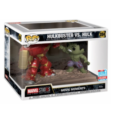 HULKBUSTER VS HULK MOVIE MOMENTS / MARVEL STUDIOS / FIGURINE FUNKO POP / EXCLUSIVE NYCC 2018
