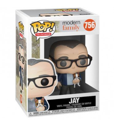 JAY / MODERN FAMILY / FIGURINE FUNKO POP / BOITE ABIMEE