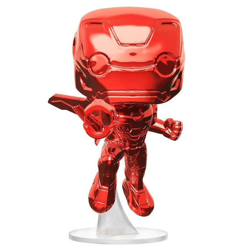 IRON MAN ROUGE CHROME / AVENGERS INFINITY WAR / FIGURINE FUNKO POP / EXCLUSIVE SPECIAL EDITION