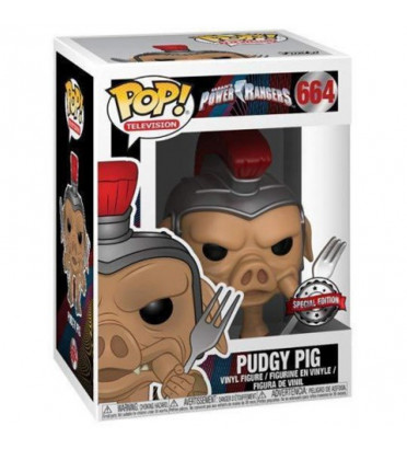 PUDGY PIG / POWER RANGERS / FIGURINE FUNKO POP / EXCLUSIVE