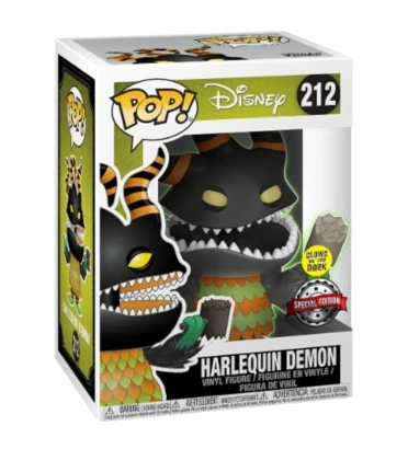 HARLEQUIN DEMON / L'ETRANGE NOEL DE MR JACK / FIGURINE FUNKO POP / EXCLUSIVE SPECIAL EDITION / GITD