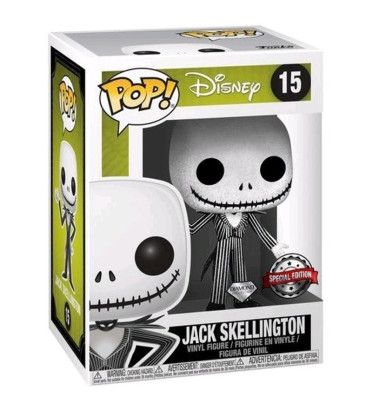 JACK SKELLINGTON / L'ETRANGE NOEL DE MR JACK / FIGURINE FUNKO POP / EXCLUSIVE SPECIAL EDITION / DIAMOND