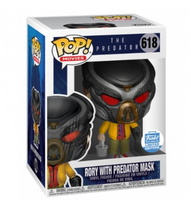 RORY WITH PREDATOR MASK / THE PREDATOR / FIGURINE FUNKO POP / EXCLUSIVE FUNKO SHOP