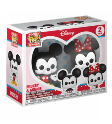 2 PACK MICKEY ET MINNIE / MICKEY MOUSE / FUNKO POCKET POP 2 PACK MICKEY ET MINNIE / MICKEY MOUSE / FUNKO POCKET POP