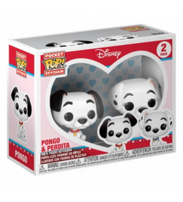 2 PACK PONGO ET PERDITA / LES 101 DALMATIENS / FUNKO POCKET POP