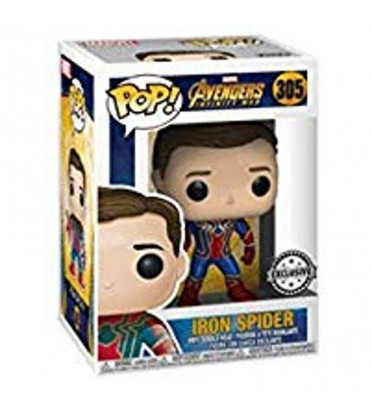 IRON SPIDER UNMASKED / AVENGERS INFINITY WAR / FIGURINE FUNKO POP / EXCLUSIVE