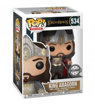 KING ARAGORN / LE SEIGNEUR DES ANNEAUX / FIGURINE FUNKO POP / EXCLUSIVE SPECIAL EDITION