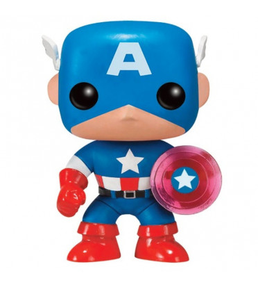 CAPTAIN AMERICA AVEC BOUCLIER PHOTON / MARVEL / FIGURINE FUNKO POP / EXCLUSIVE UNDERGROUND TOYS