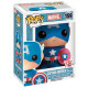 CAPTAIN AMERICA AVEC BOUCLIER PHOTON / MARVEL / FIGURINE FUNKO POP / EXCLUSIVE UNDERGROUND TOYS