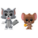 2 PACK TOM ET JERRY / TOM ET JERRY / FIGURINE FUNKO POP / EXCLUSIVE FUNKO SHOP / FLOCKED