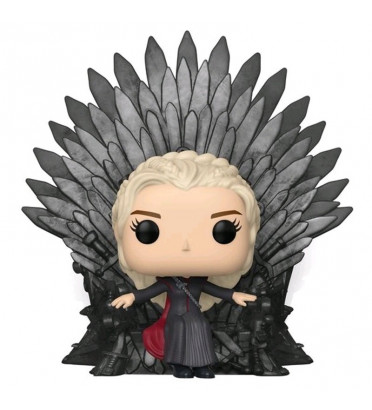 DAENERYS TARGARYEN SUR LE TRONE DE FER / GAME OF THRONES / BOITE ABIMEE / FIGURINE FUNKO POP