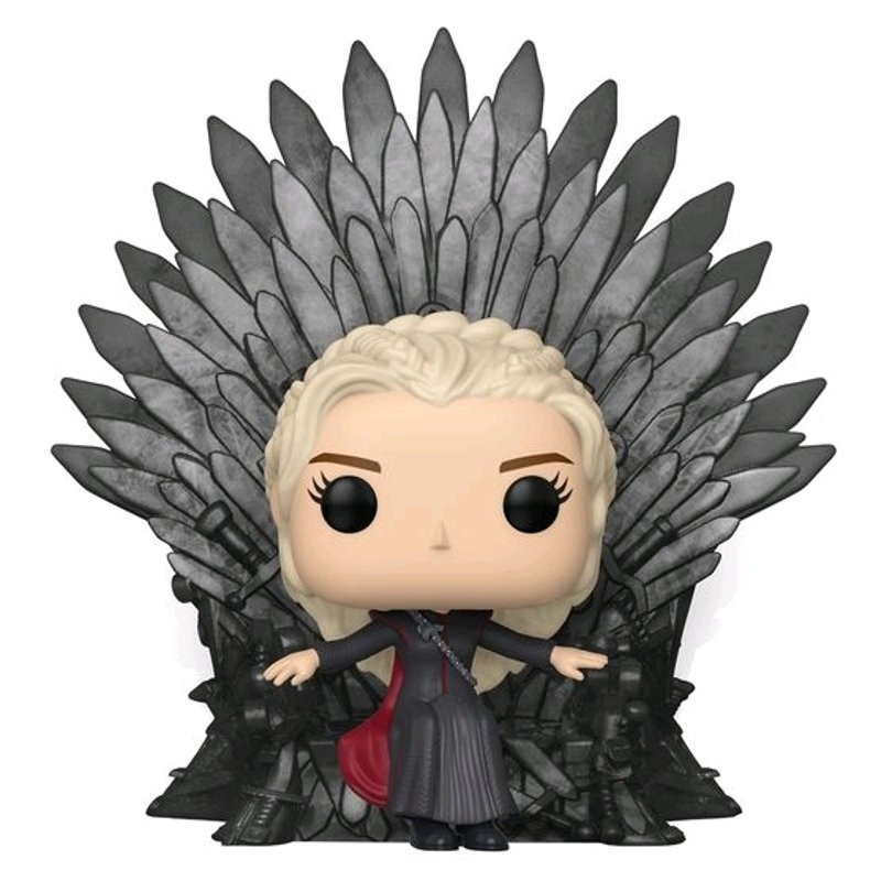 DAENERYS TARGARYEN SUR LE TRONE DE FER / GAME OF THRONES / BOITE ABIMEE / FIGURINE FUNKO POP