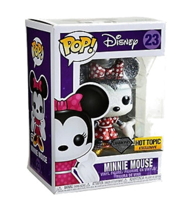 MINNIE MOUSE / MICKEY MOUSE / FIGURINE FUNKO POP / EXCLUSIVE HOT TOPIC / DIAMOND MINNIE MOUSE / MICKEY MOUSE / FIGURINE FUNKO POP / EXCLUSIVE HOT TOPIC / DIAMOND