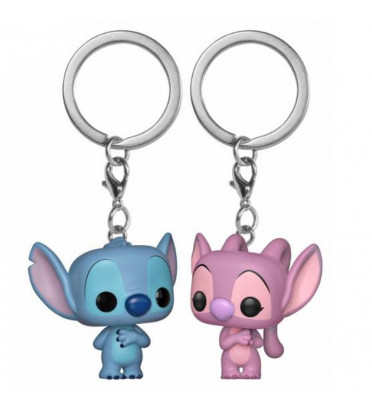 2 PACK STITCH ET ANGEL / LILO ET STITCH / FUNKO POCKET POP