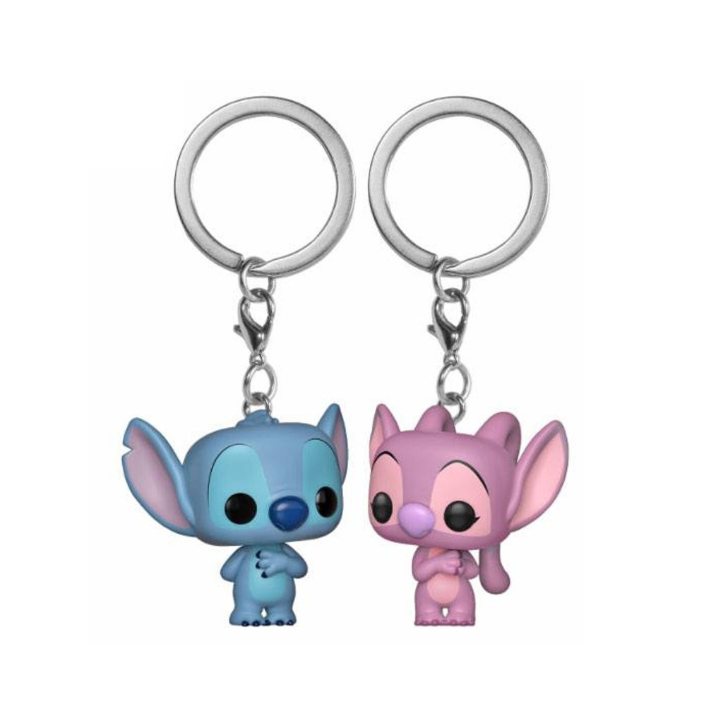 Porte-clé Stitch et Angel / Lilo Et Stitch / Funko Pocket Pop