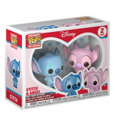 2 PACK STITCH ET ANGEL / LILO ET STITCH / FUNKO POCKET POP 2 PACK STITCH ET ANGEL / LILO ET STITCH / FUNKO POCKET POP