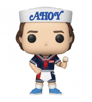 STEVE AVEC CHAPEAU ET GLACE / STRANGER THINGS / FIGURINE FUNKO POP