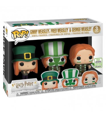 3 PACK GINNY,FRED, GEORGE / HARRY POTTER / FIGURINE FUNKO POP