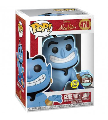 GENIE AVEC LAMPE / ALADDIN / FIGURINE FUNKO POP / EXCLUSIVE SPECIAL EDITION / GITD