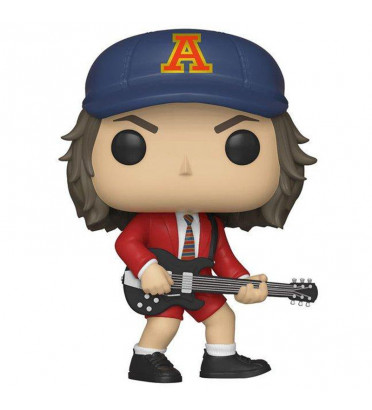 ANGUS YOUNG VESTE ROUGE / ACDC / FIGURINE FUNKO POP / EXCLUSIVE SPECIAL EDITION