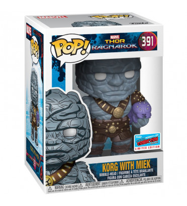 KORG AVEC MIEK / THOR RAGNAROK / FIGURINE FUNKO POP / EXCLUSIVE NYCC 2018