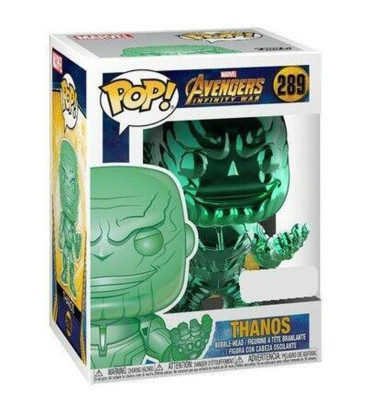 THANOS CHROME VERT / AVENGERS INFINITY WAR / FIGURINE FUNKO POP / EXCLUSIVE SPECIAL EDITION THANOS CHROME VERT / AVENGERS INFINITY WAR / FIGURINE FUNKO POP / EXCLUSIVE SPECIAL EDITION
