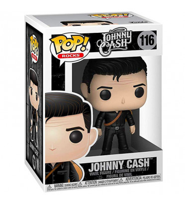 JOHNNY CASH EN NOIR / JOHNNY CASH / FIGURINE FUNKO POP