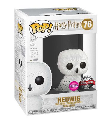 HEDWIG FLOCKED / HARRY POTTER / FIGURINE FUNKO POP / EXCLUSIVE SPECIAL EDITION HEDWIG FLOCKED / HARRY POTTER / FIGURINE FUNKO POP / EXCLUSIVE SPECIAL EDITION