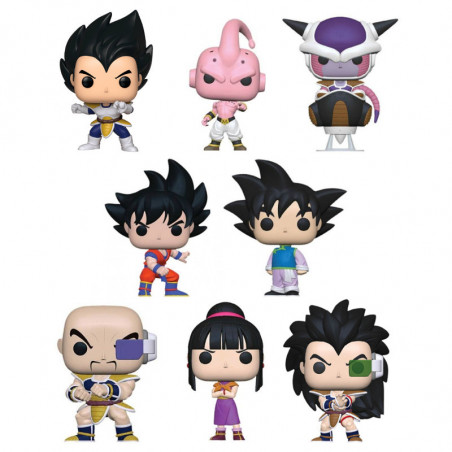 PACK DE 8 DRAGON BALL Z / DRAGON BALL Z / FIGURINE FUNKO POP